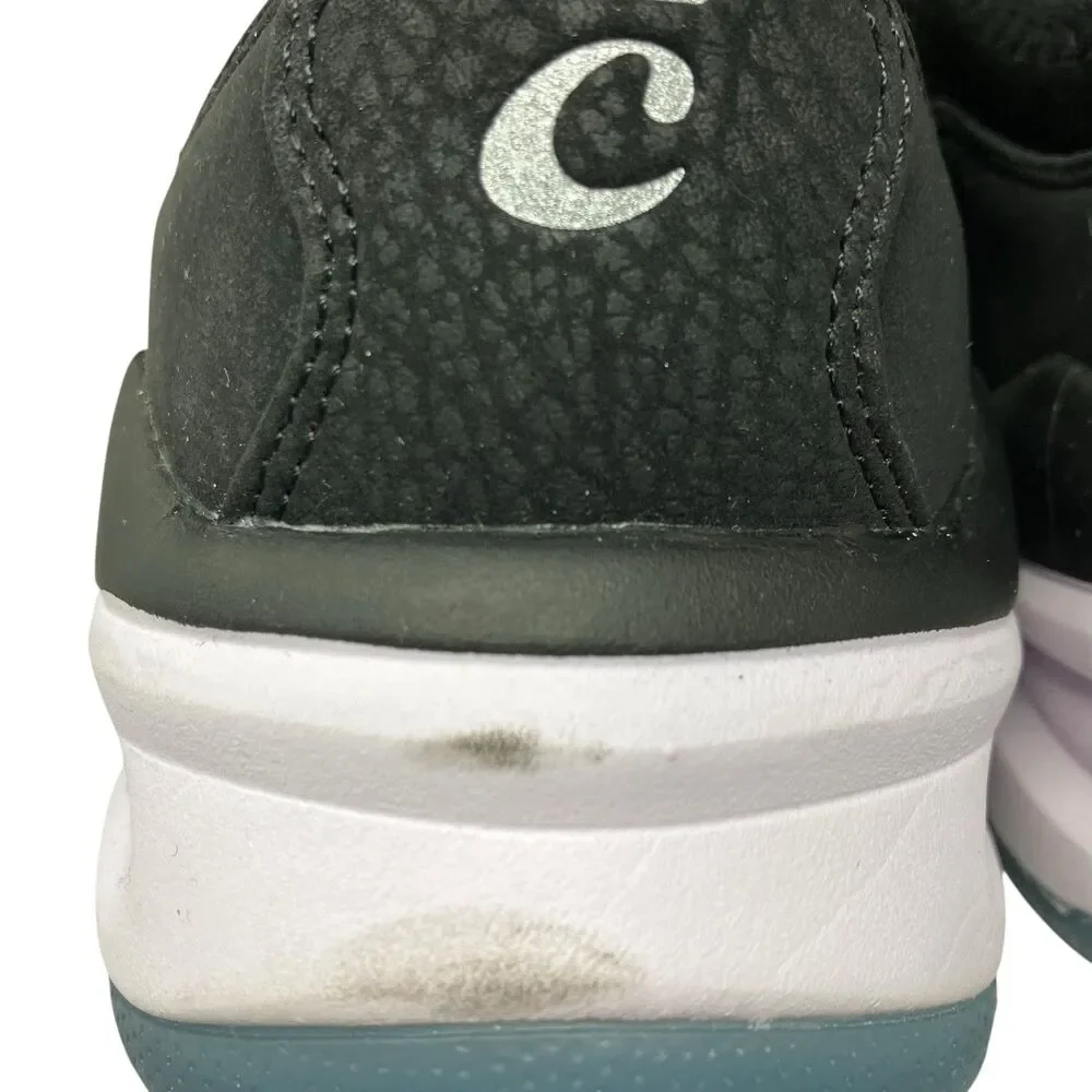 Clove Sneakers Mens 7.5 Black Blue Classic Healthcare Nurse Shoes Comfort *READ*